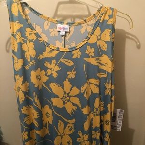 Cute yellow and blue maxi